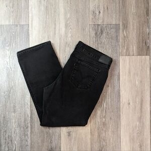 Levi’s 505 Jeans Womens 33x30 Black Regular Fit Denim Pants Cotton Poly Spandex